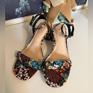 Nanette Lepore Floral Heels